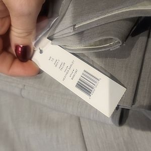 THEORY Max C Stretch Flare Leg Heather Grey Pants 10